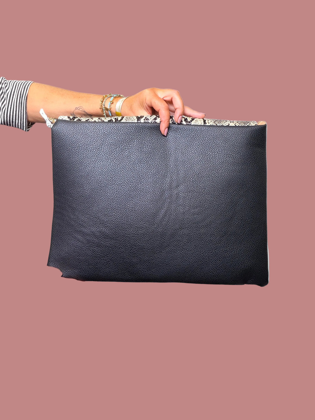 Borsa a busta Susy Star effetto pitone