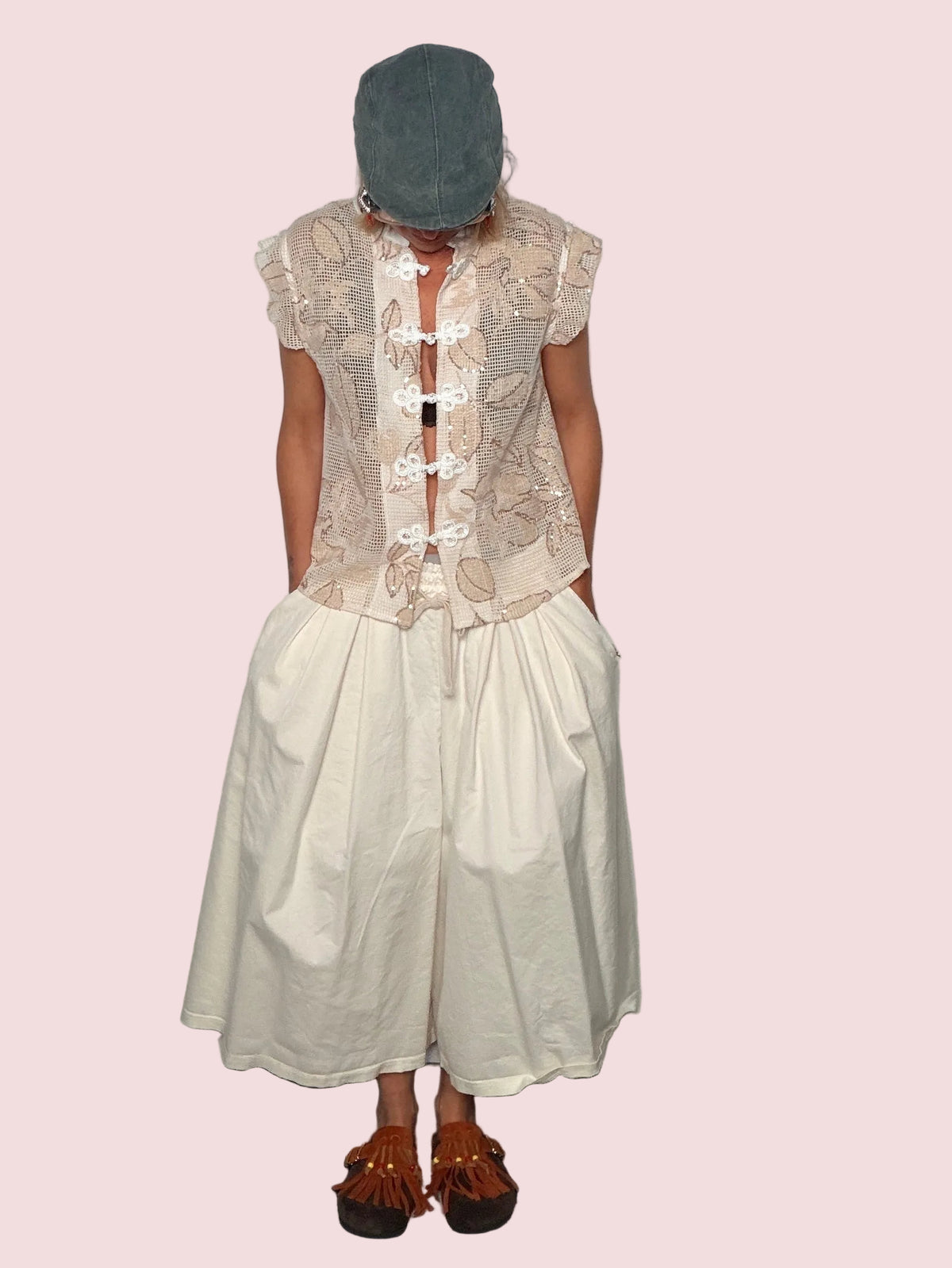 Pantalone Palazzo Ovetto con Laccetto