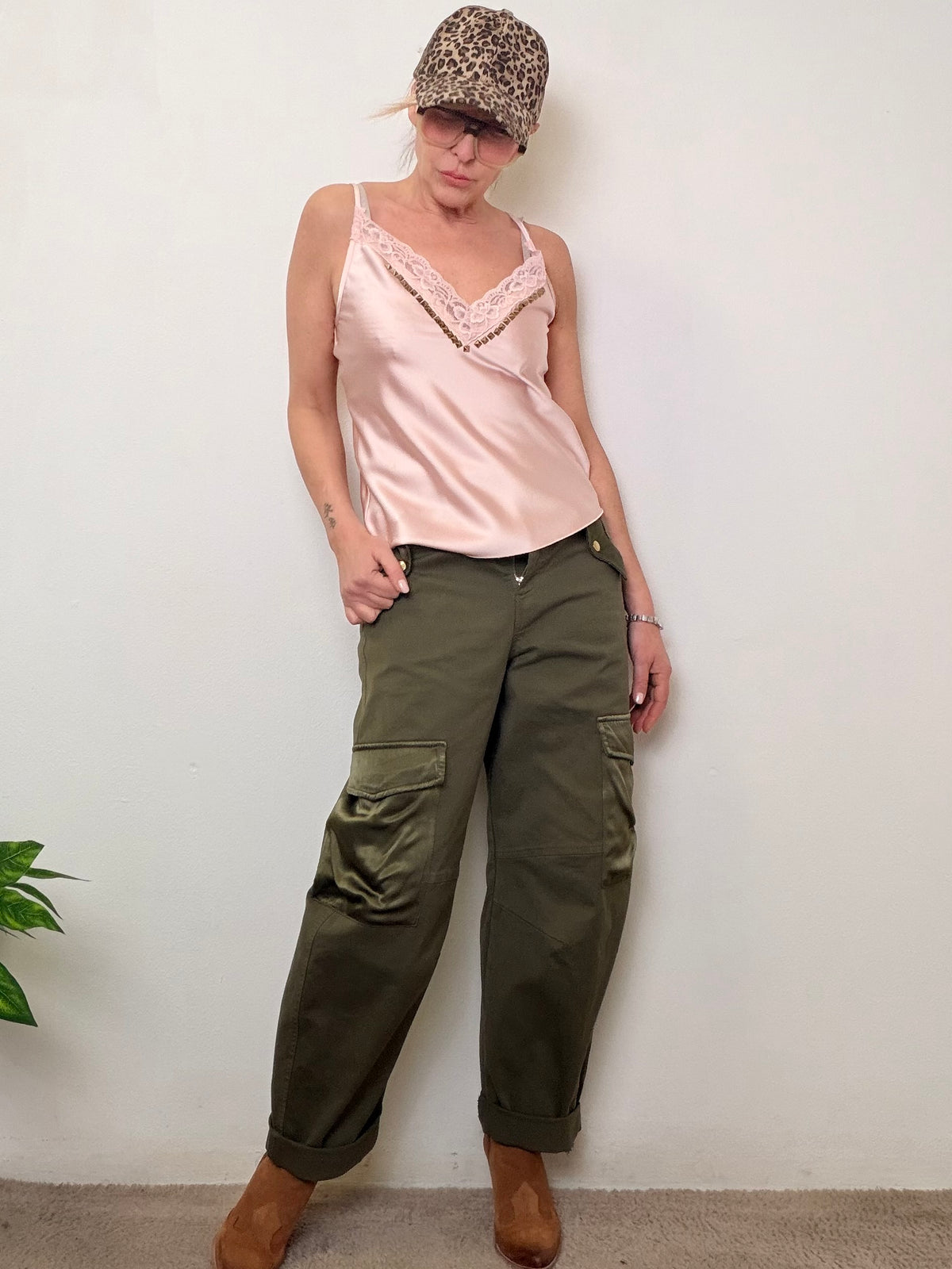 Pantalone cargo morbido