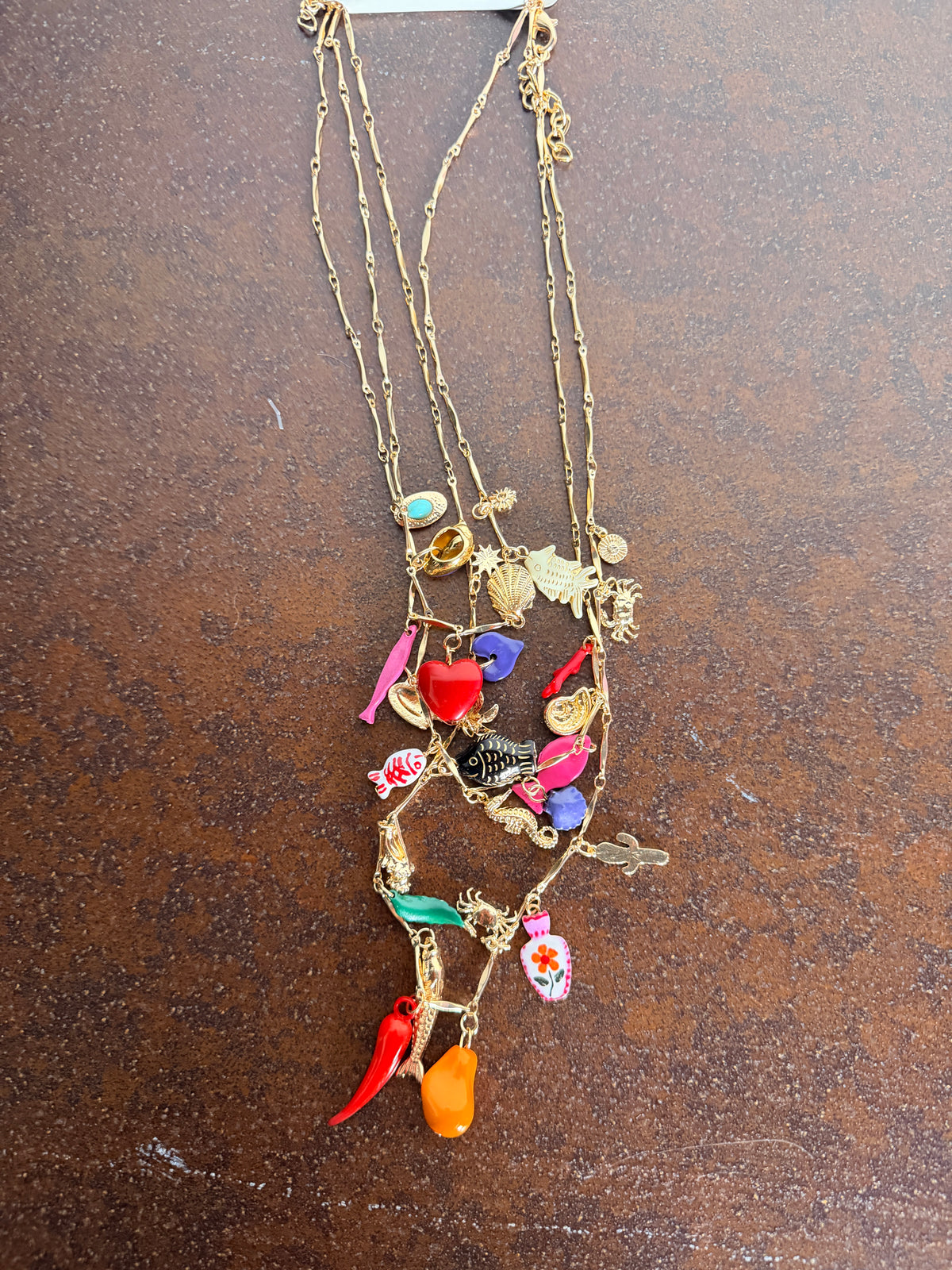 Collana Multi-Filo Charm Collection