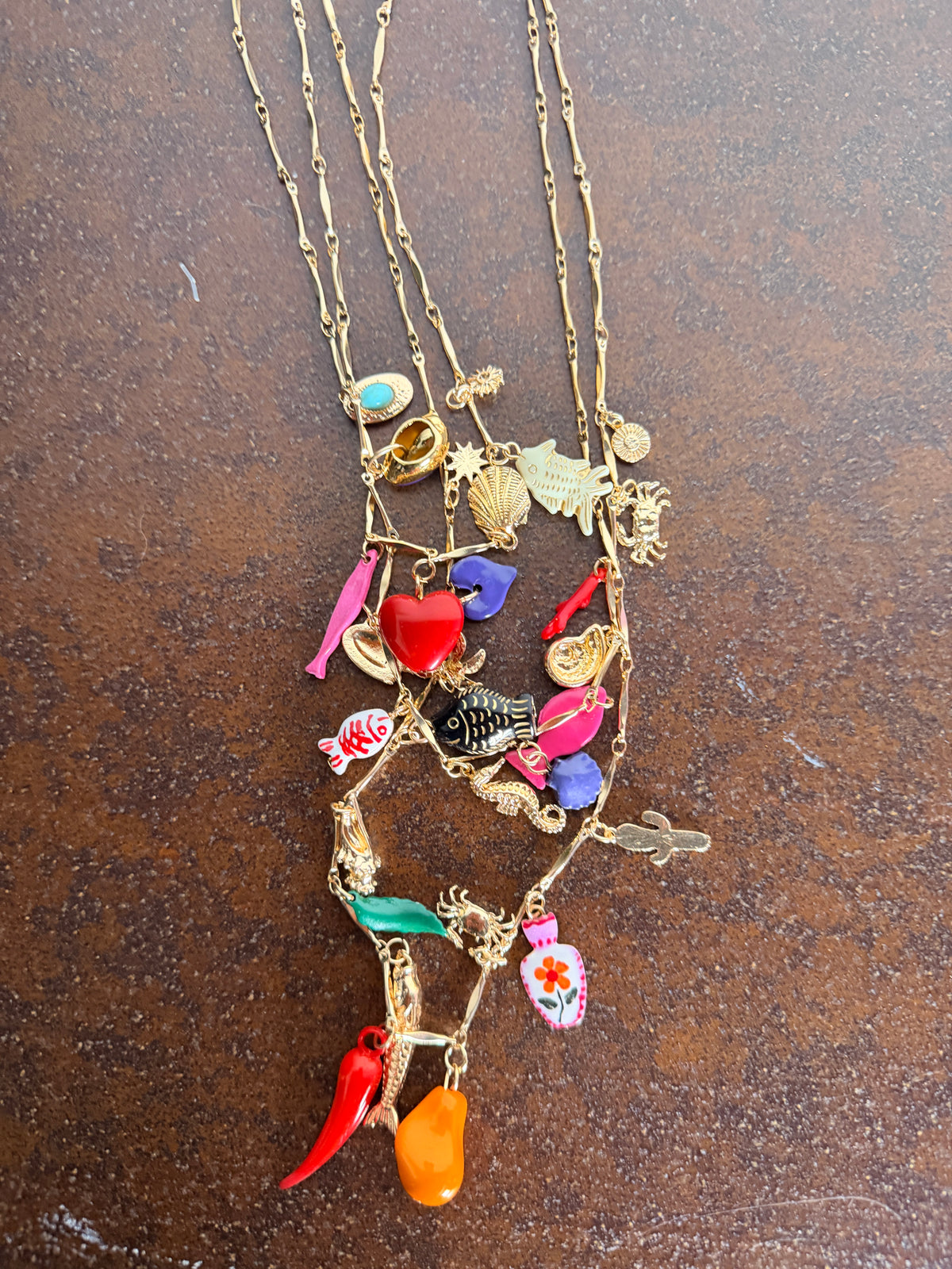 Collana Multi-Filo Charm Collection