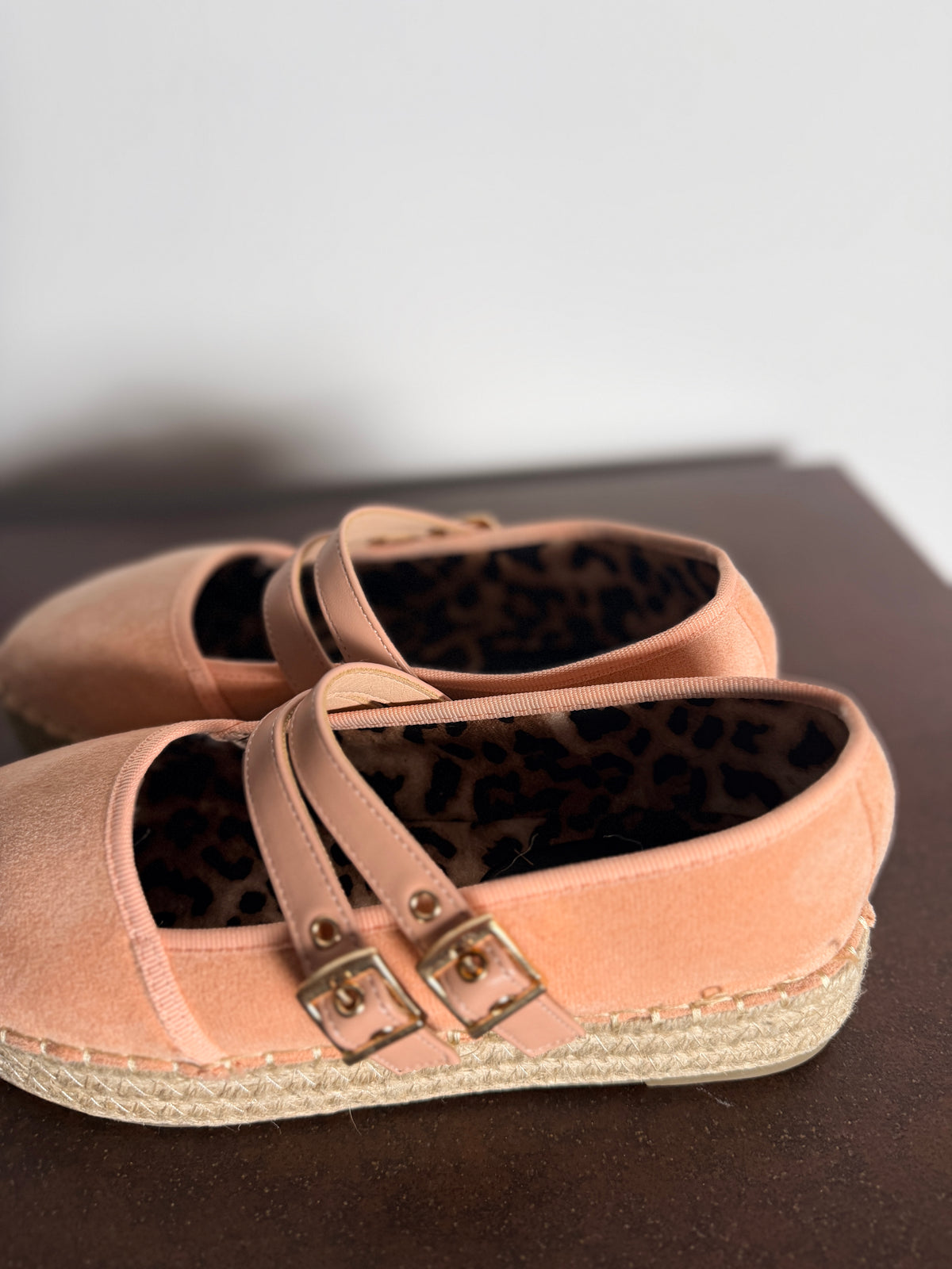 Espadrillas Platform Mary Jane Doppia Fibbia