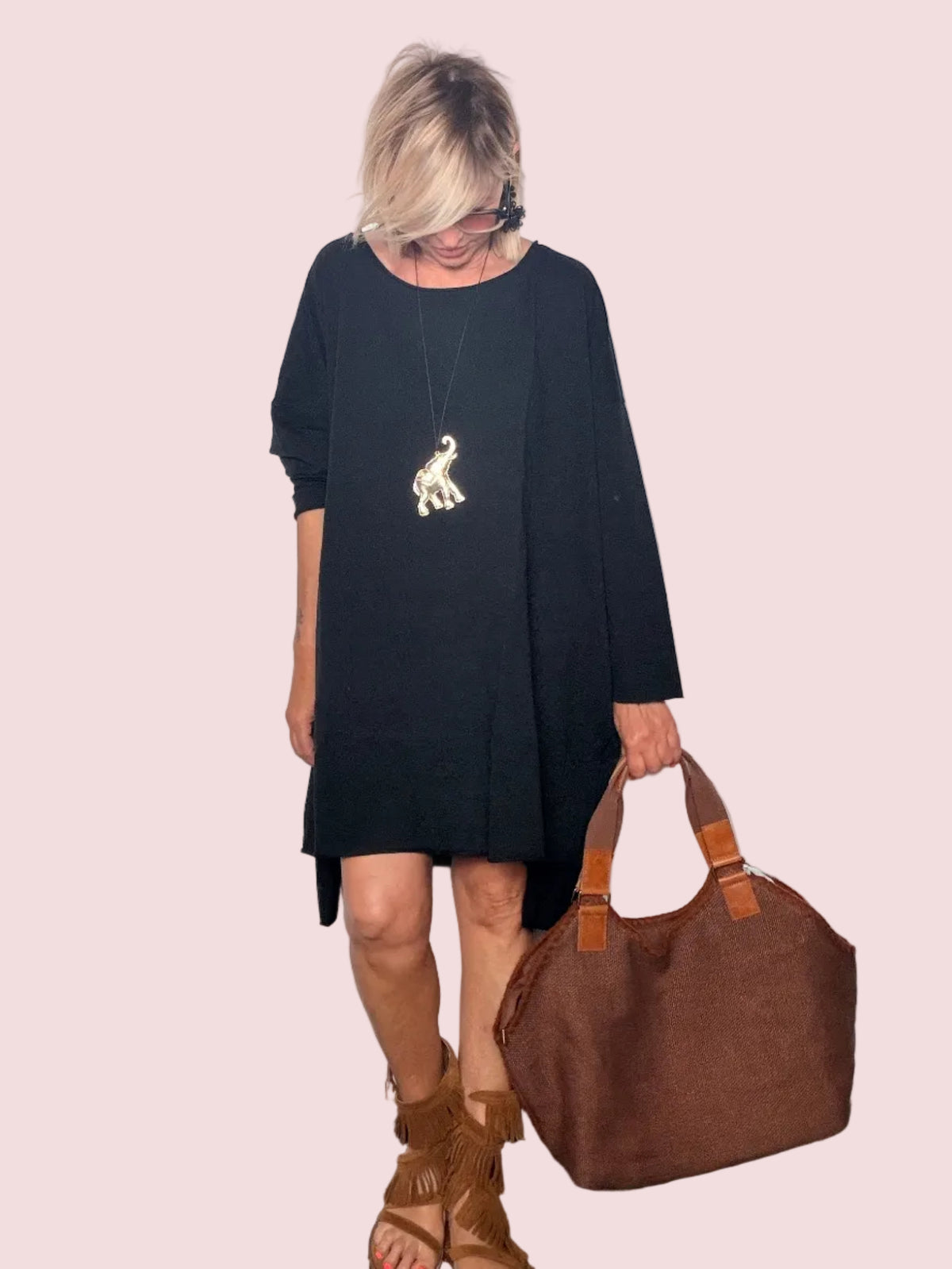 Maxi Felpa Abito Oversize