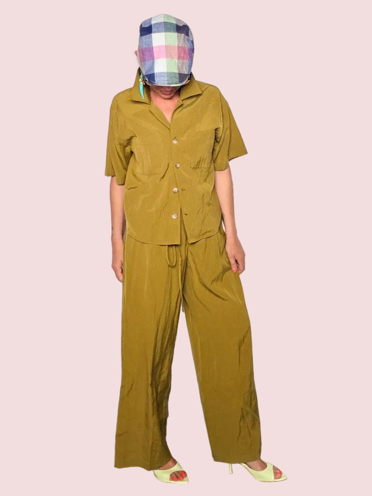Tuta Intera Camicia & Pantalone Wide Leg