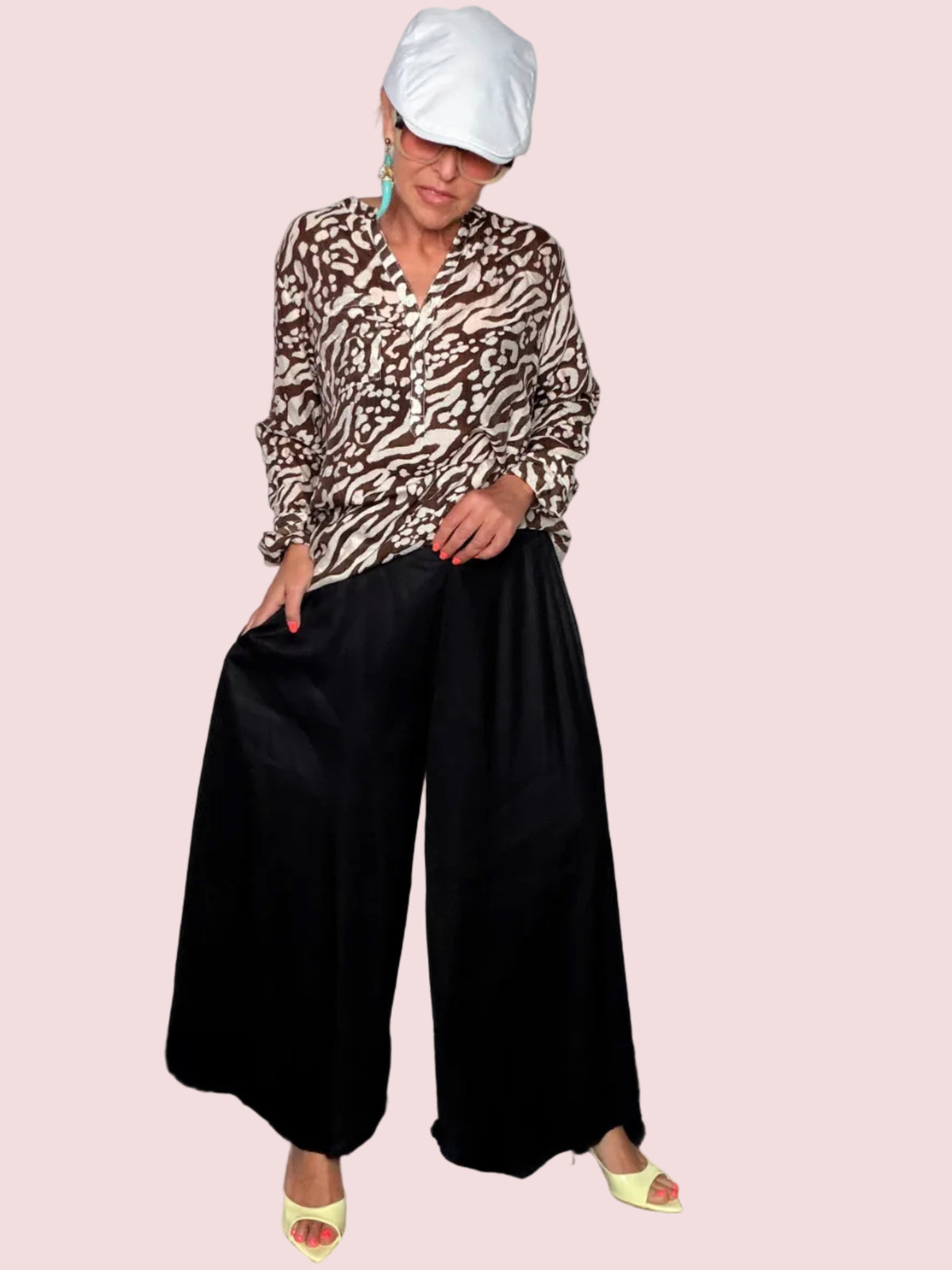 Pantagonna Wide Leg Tencel