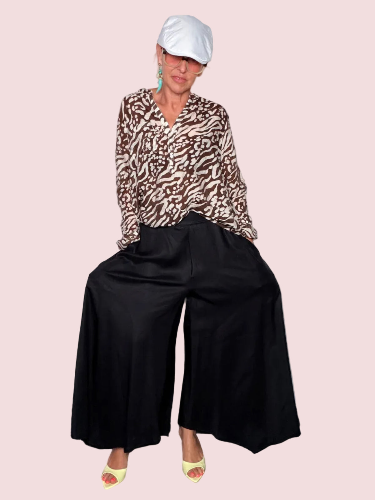 Pantagonna Wide Leg Tencel
