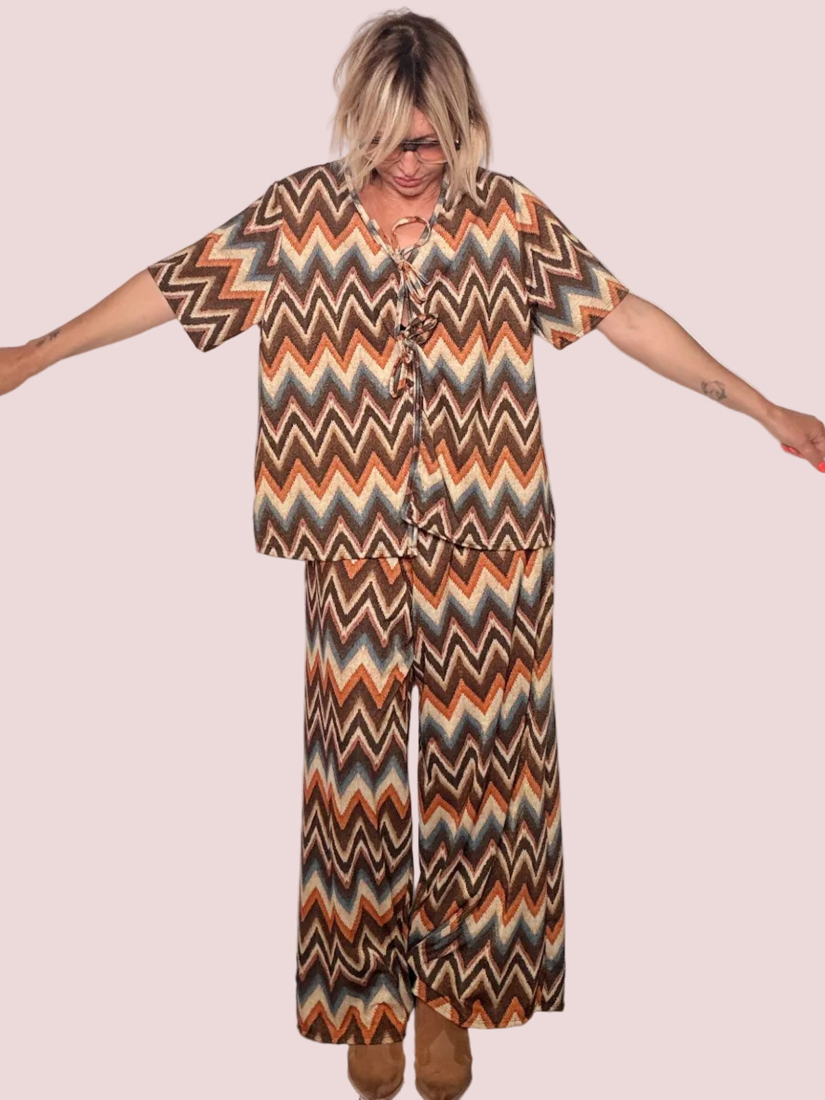 Coordinato Chevron Terracotta