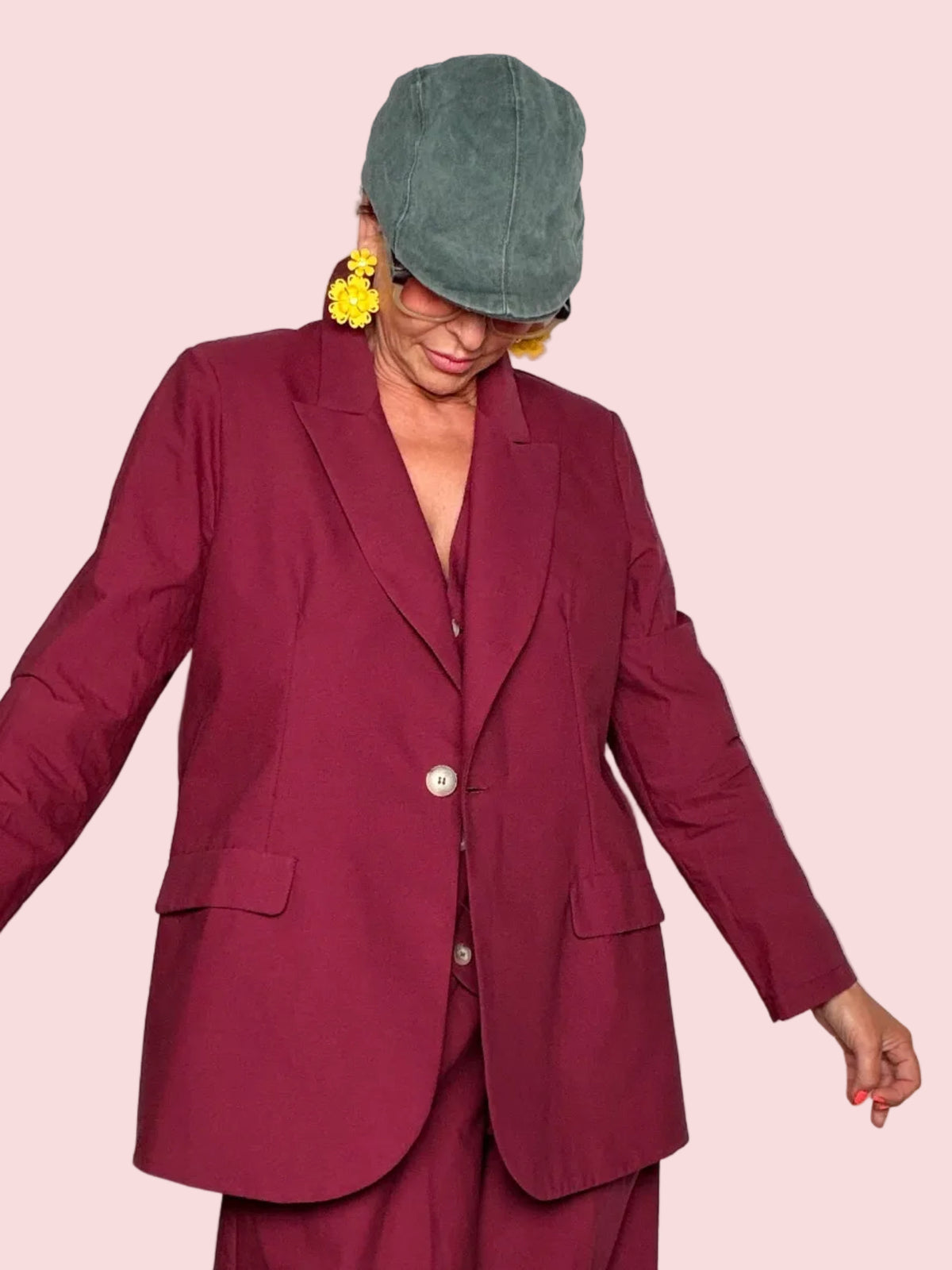 Blazer Sartoriale Monopetto - Fico
