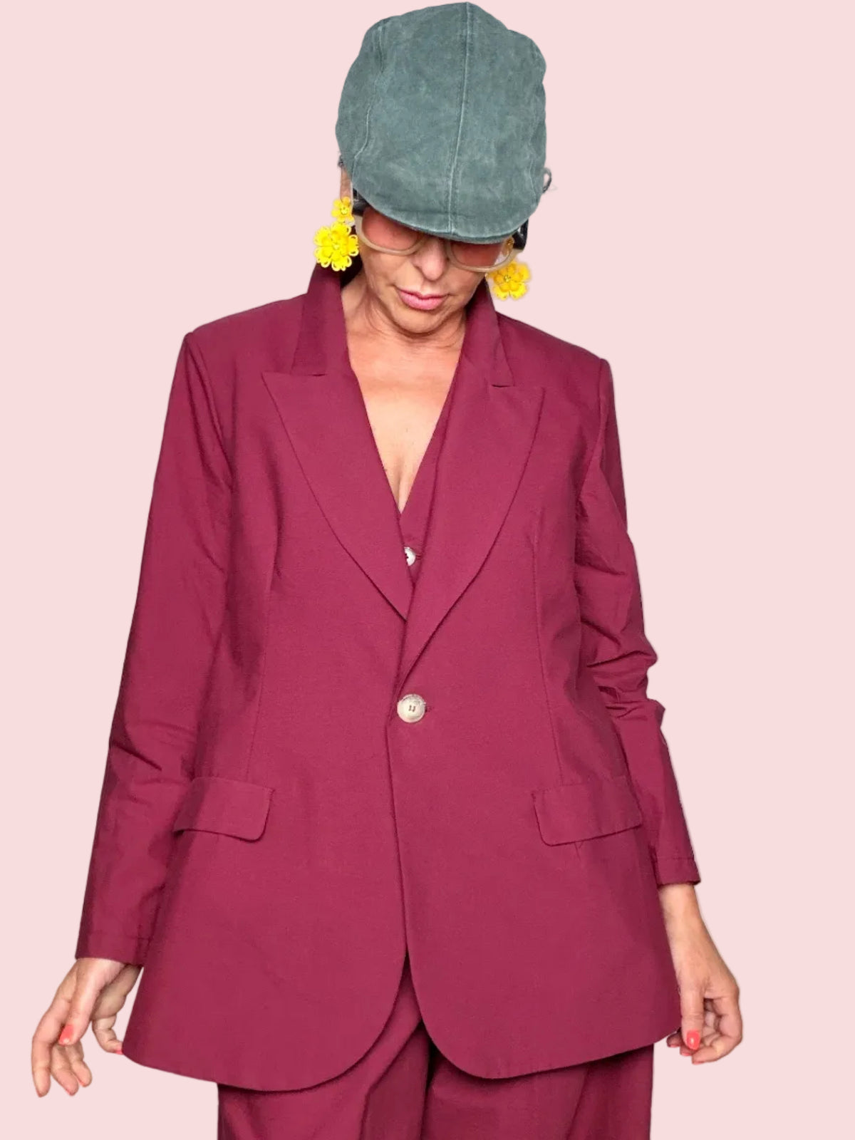 Blazer Sartoriale Monopetto - Fico