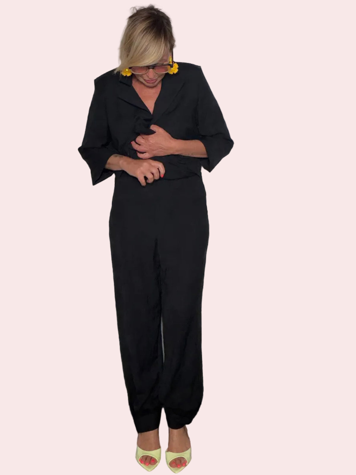 Pantalone con Fiocco alla Caviglia