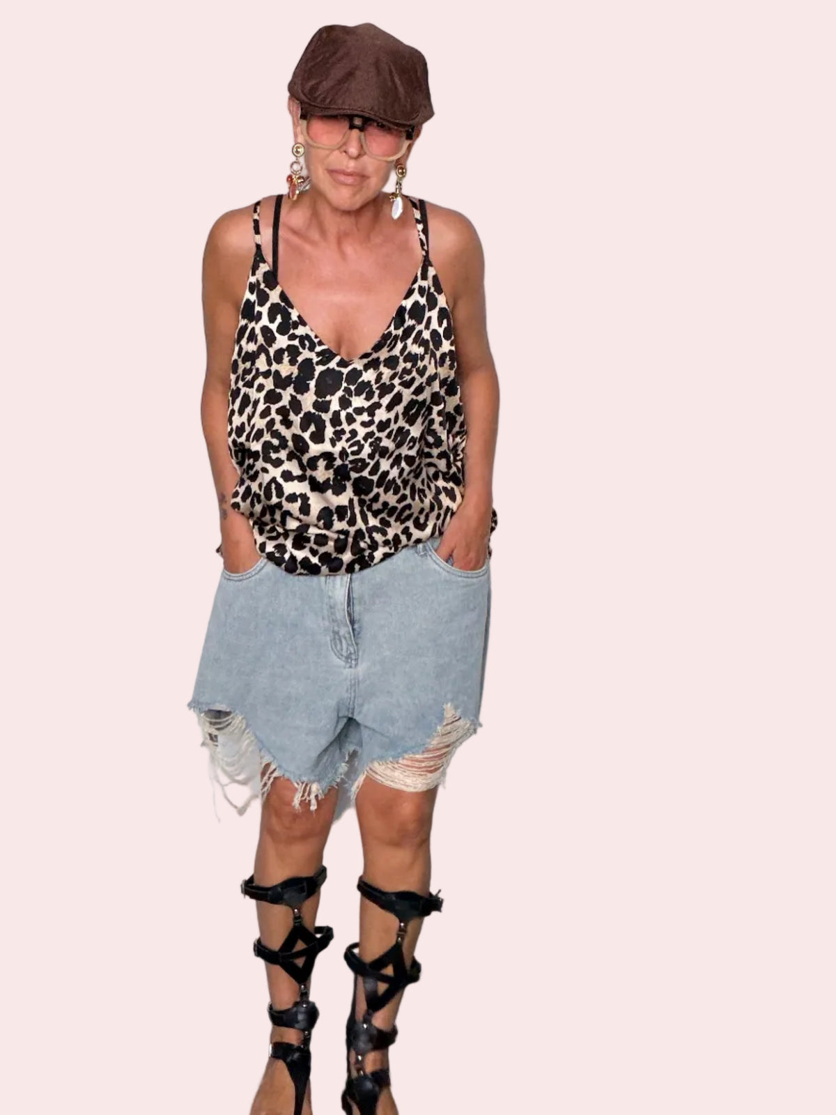 Bermuda Over Denim — Destroyed & Cool