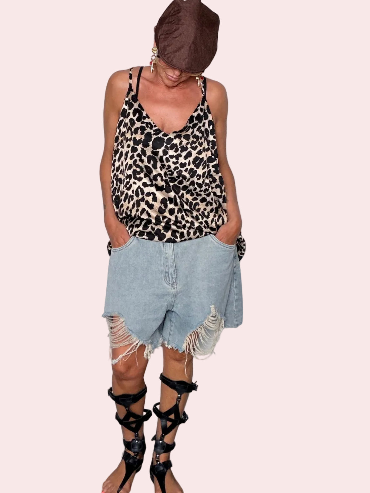 Bermuda Over Denim — Destroyed & Cool