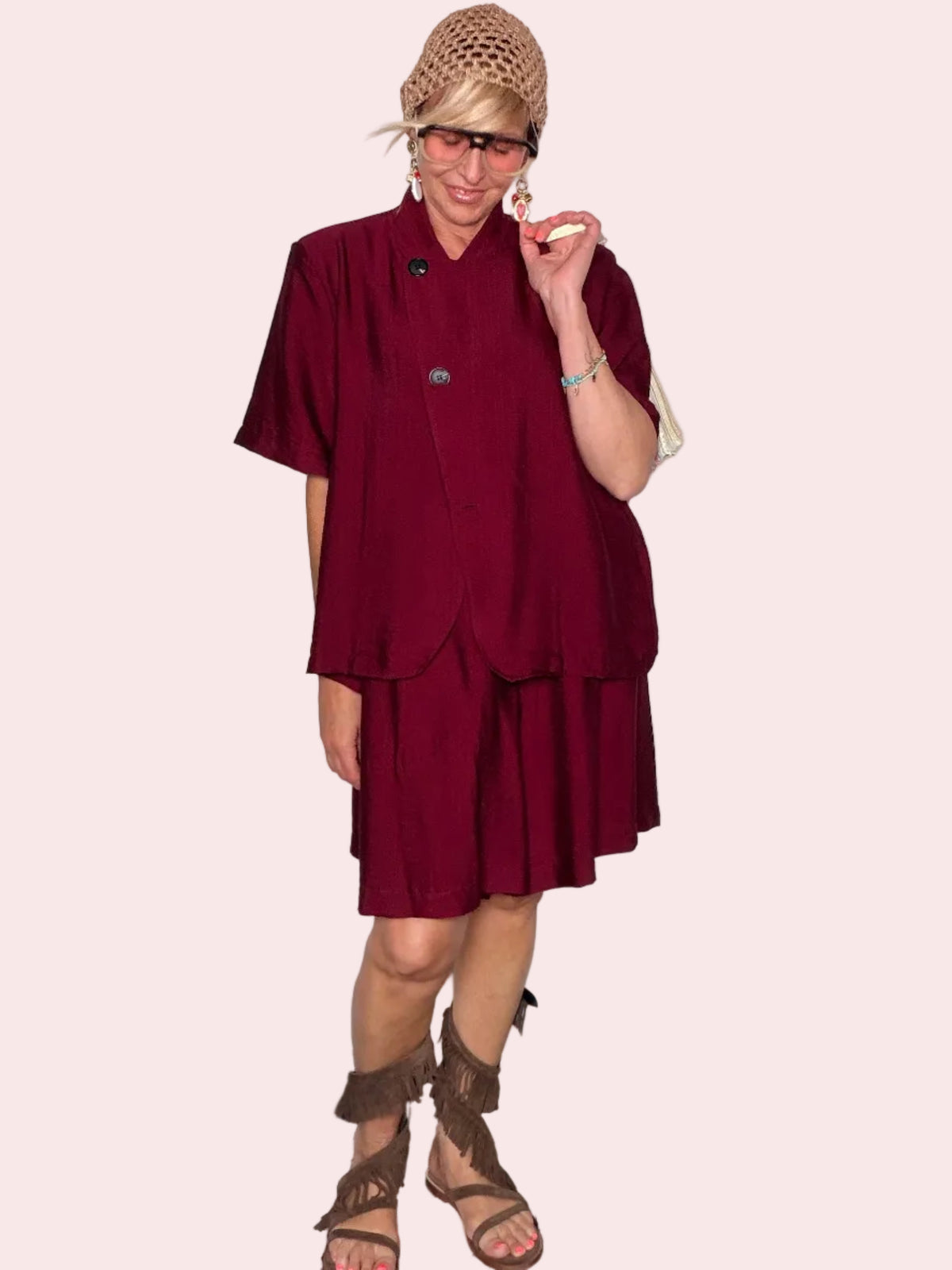 Completo Giacca e Bermuda — VISCOSA | Coordinato Estivo