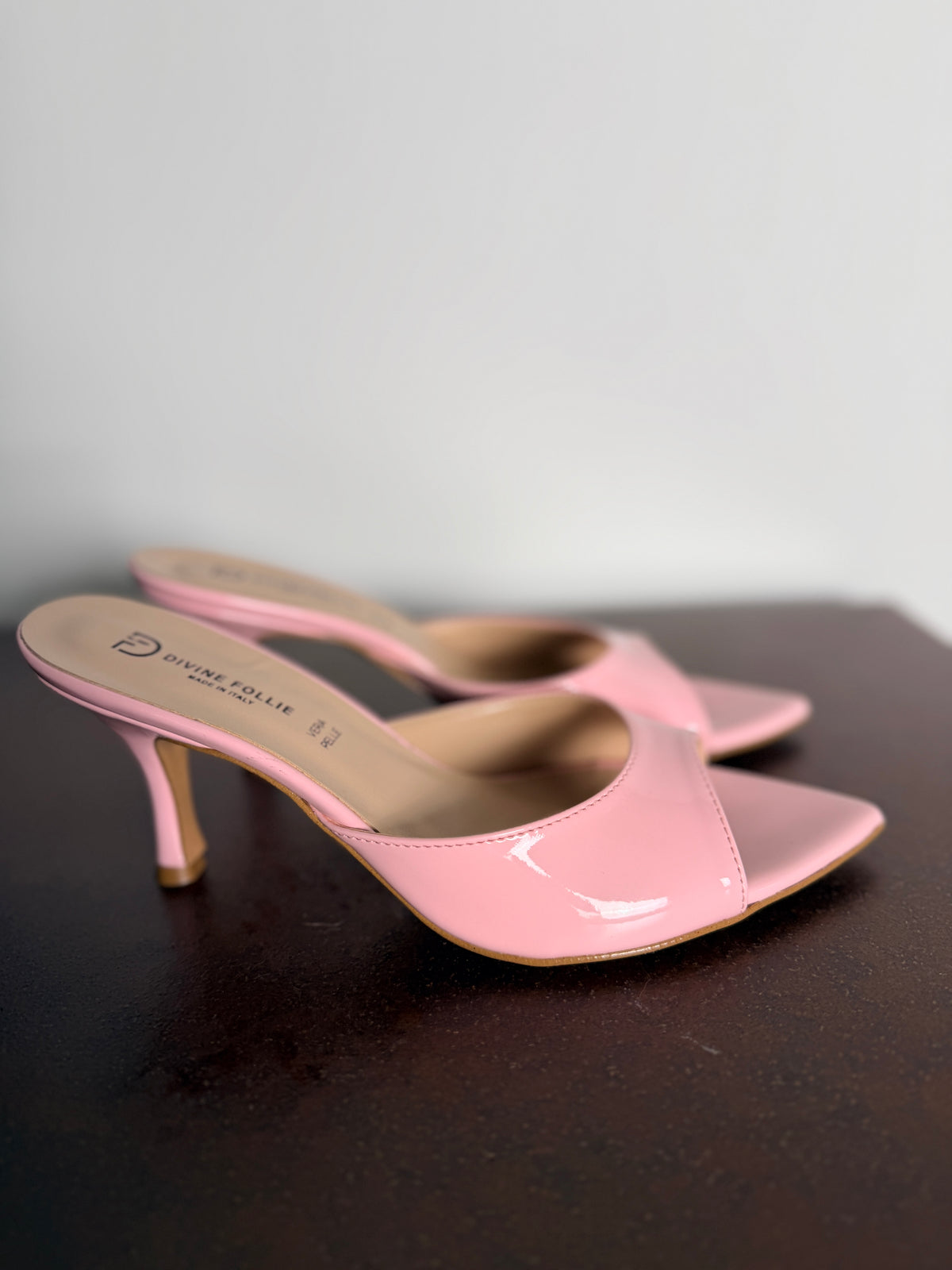 Mule Kitten Heel Vera Pelle