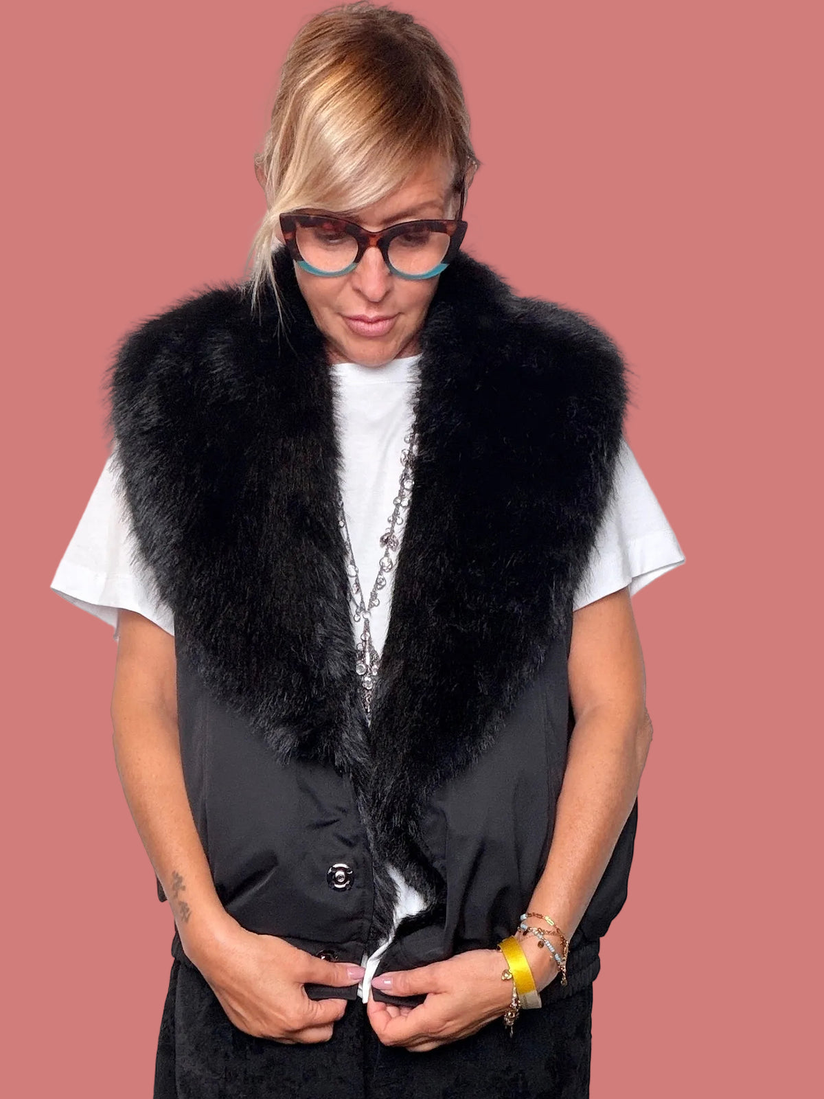 Gilet ecopelliccia