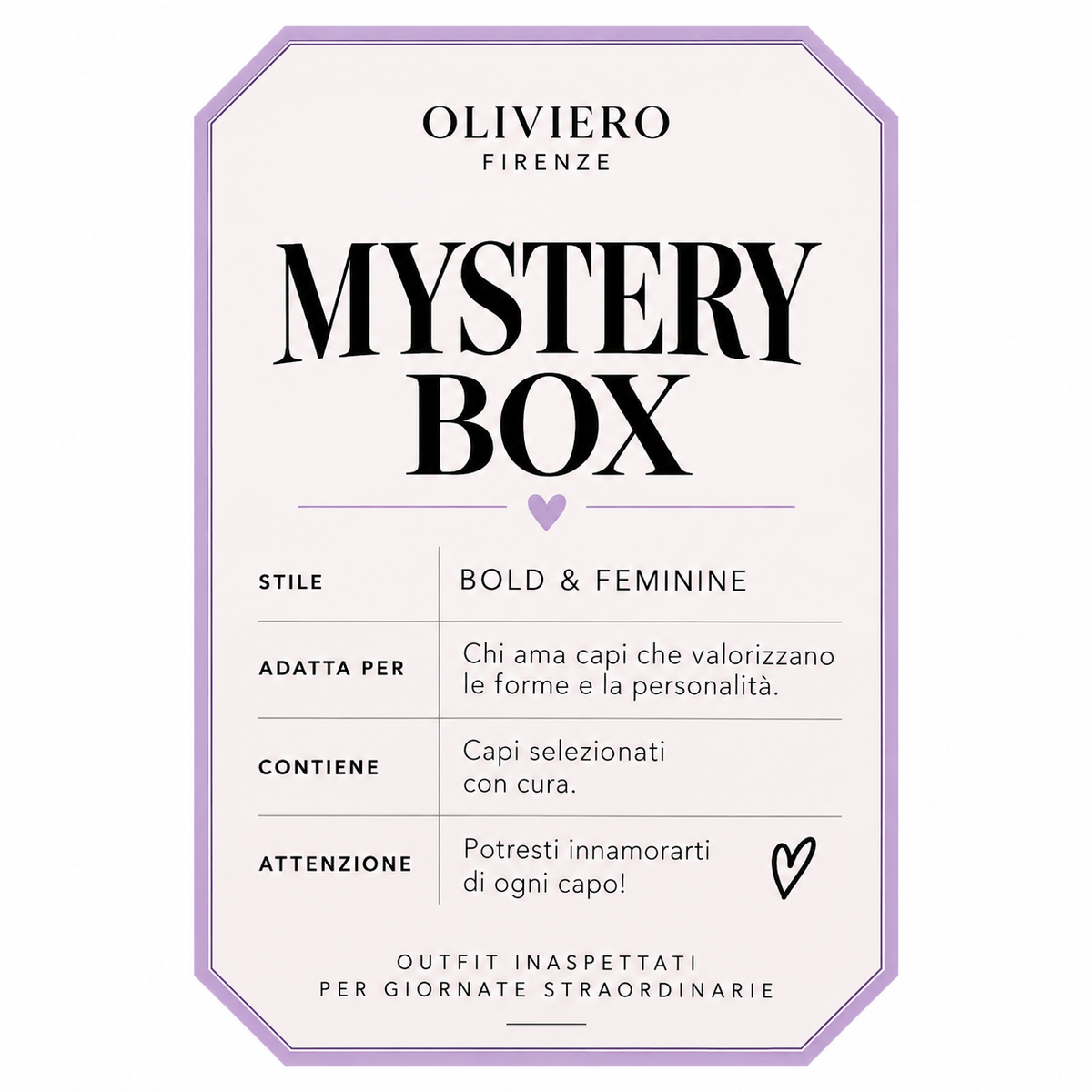 Mystery Box Oliviero Firenze Bold & Feminine