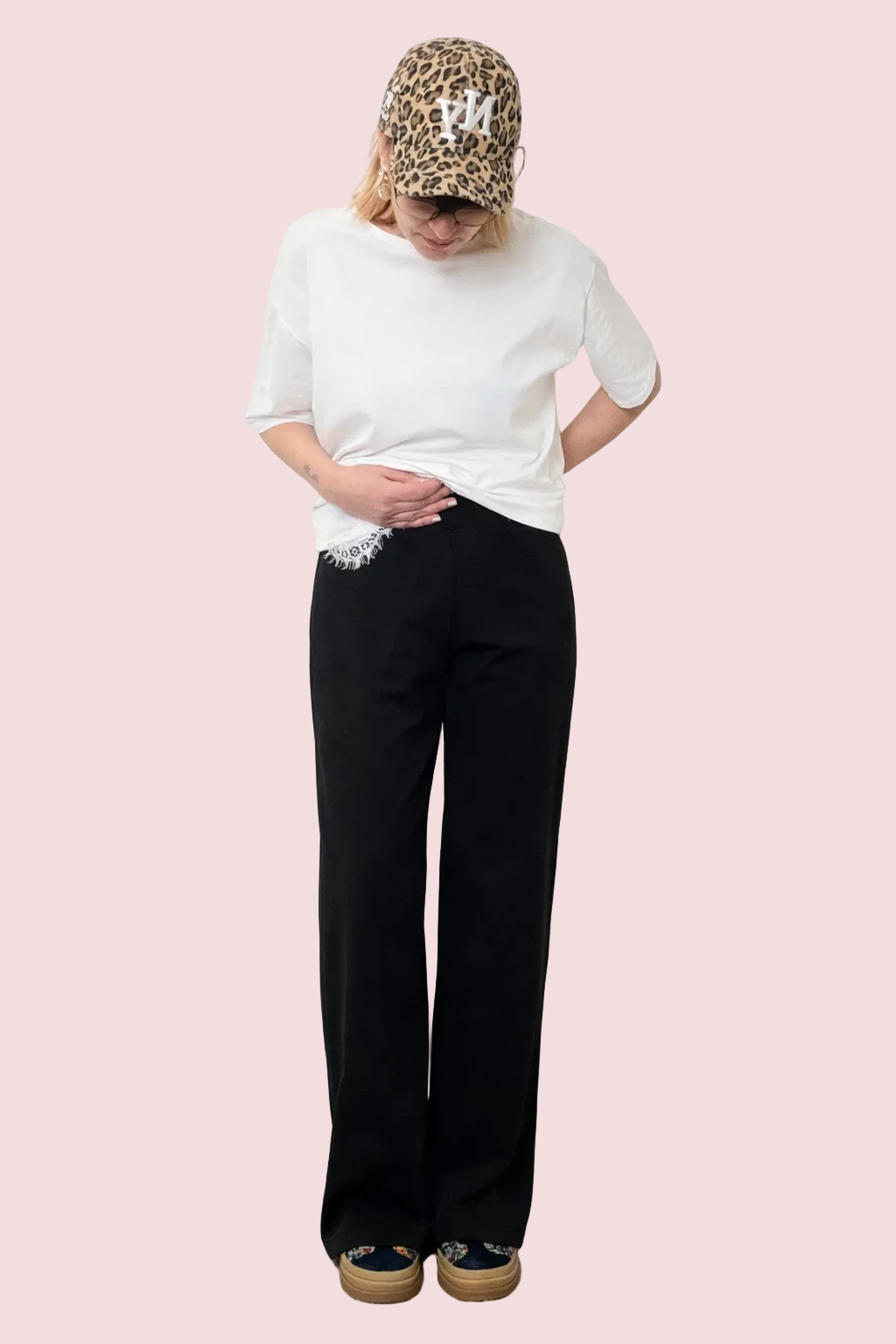 Pantalone Slim Flare in punto milano ChIc