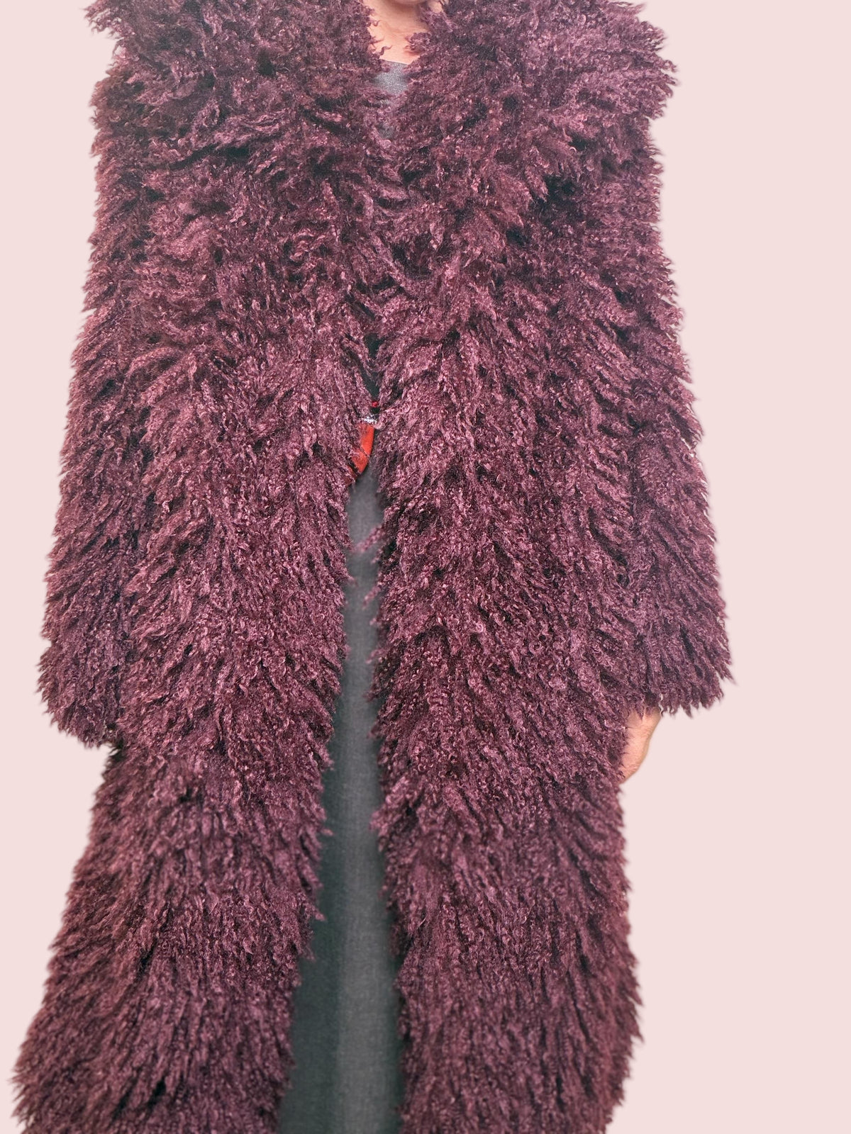 FEMALE - Pellicciotto Cozy Queen vino CA87021/ VINO FEMALE