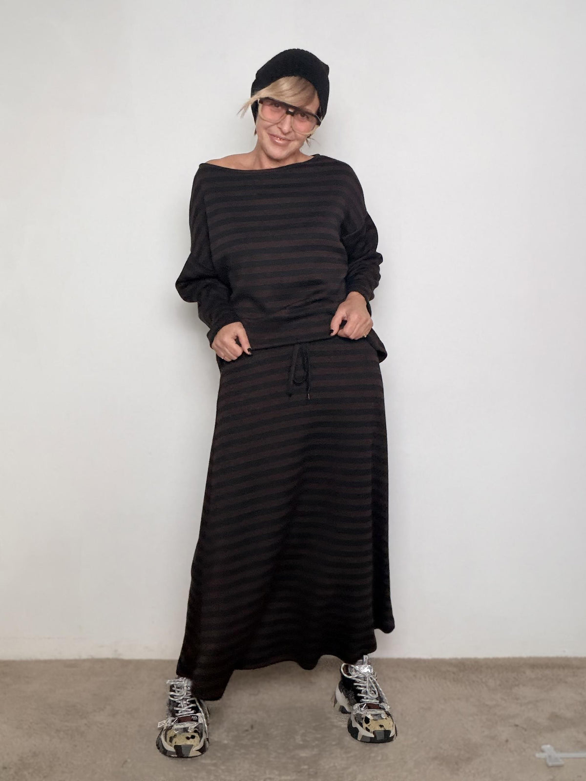 SOUVENIR - Gonna Stripe Vibes S38M1274/ MORO SOUVENIR