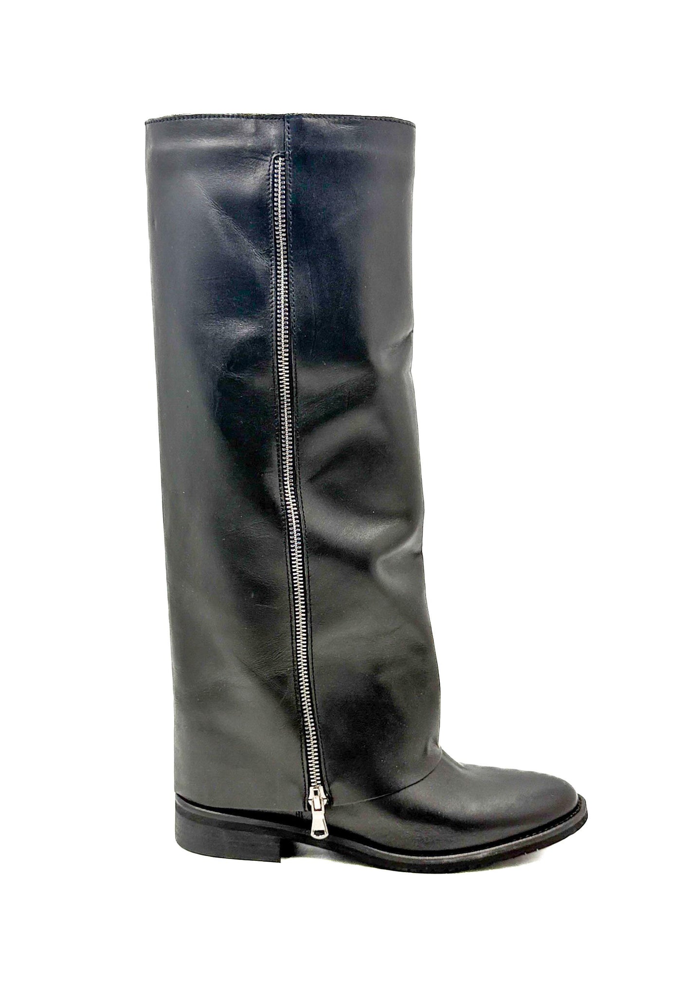 STIVALE NERO CON ZIP OVYE' FGG323VIT/ NERO OVYE'