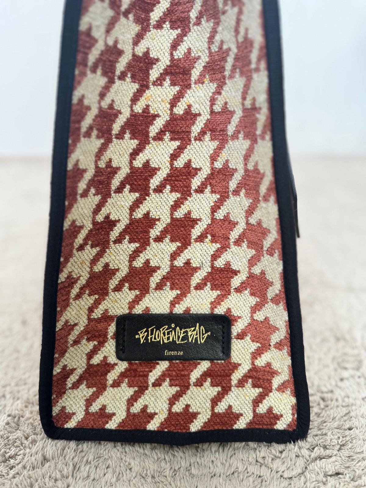 B - FLORENCE - Borsa shopper donna con pochette coordinata elegante, capiente e super trend SHOP/ PDP RED B.Florence