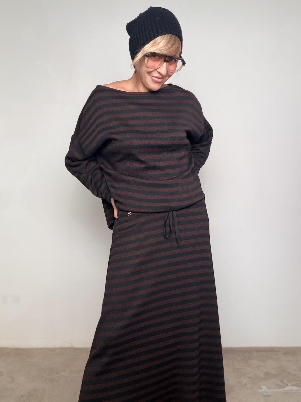 SOUVENIR - Gonna Stripe Vibes S38M1274/ MORO SOUVENIR