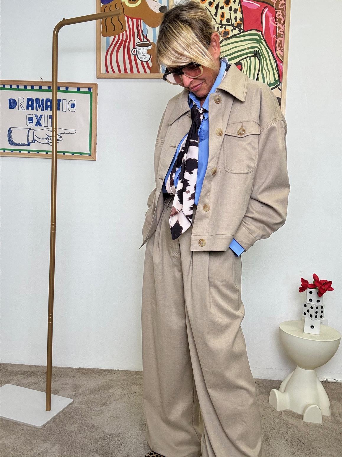 FEMALE - GIACCA BEIGE WORK STYLE WM2563/ BEIGE FEMALE