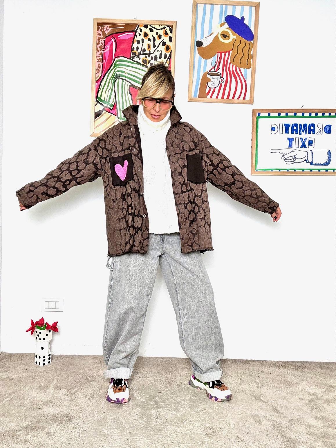 FEMALE - Camicia Giacca Rock & Love C23933/ ANIMALIER FEMALE