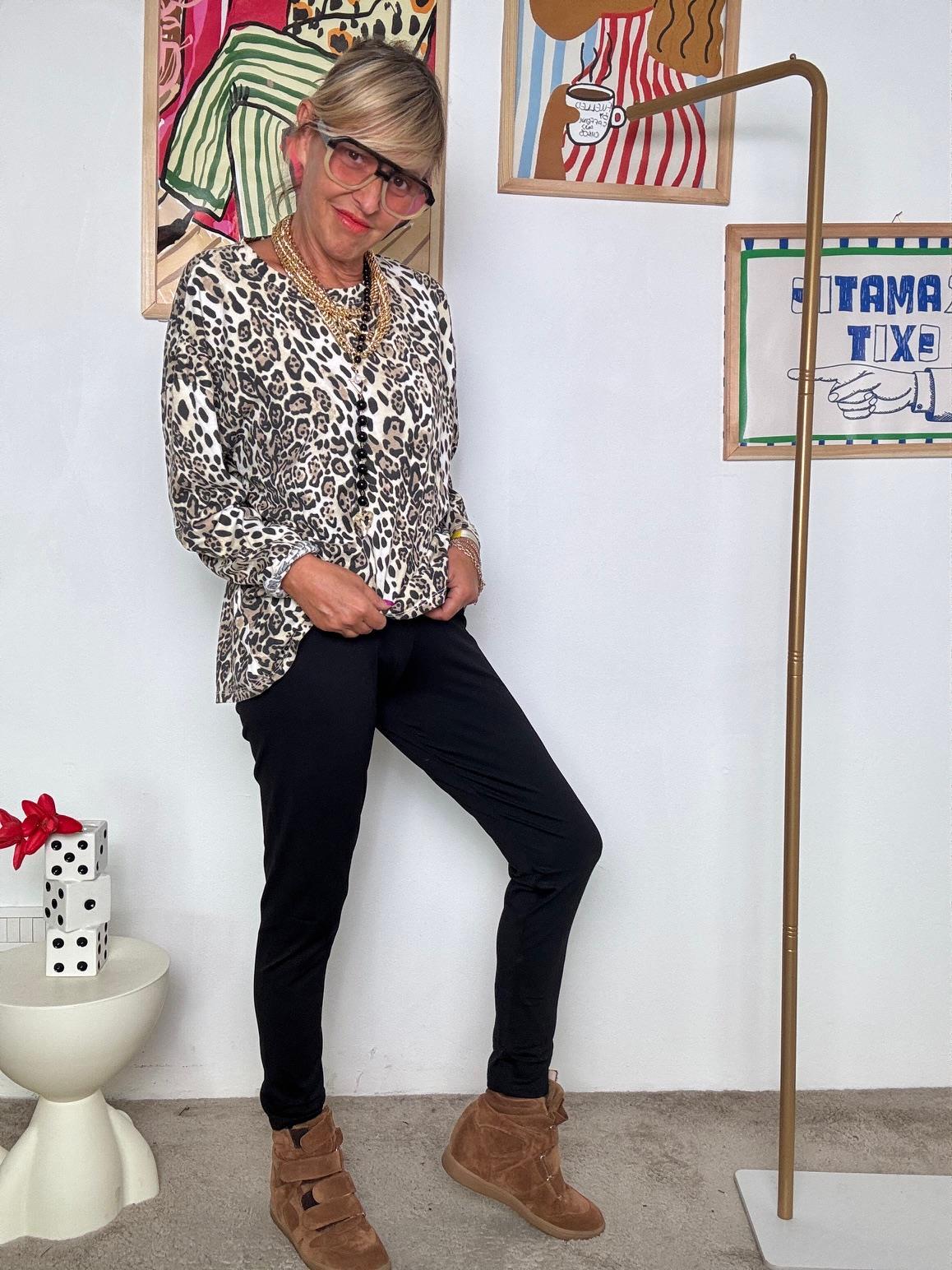 SUSY STAR - Leggings neri basic Comfort e versatilità STSY0337/ NERO SUSY STAR