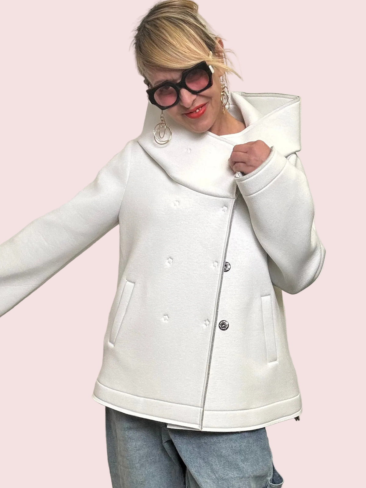 Giacca over in neoprene