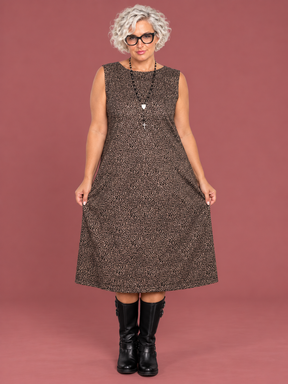 Tubino Susy Star animalier senza maniche