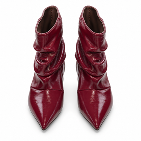 Tronchetto Ecopelle Slouchy con Kitten Heel