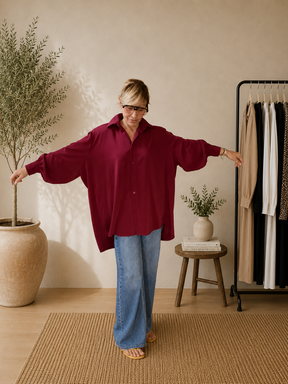 Camicia Over Pipistrello
