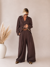 Pantalone Over con Pince con cintura