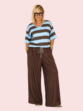 Pantalone palazzo in cotone