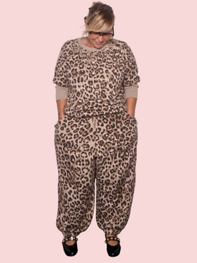 Pantalone Leopardato Harem — Coordinato