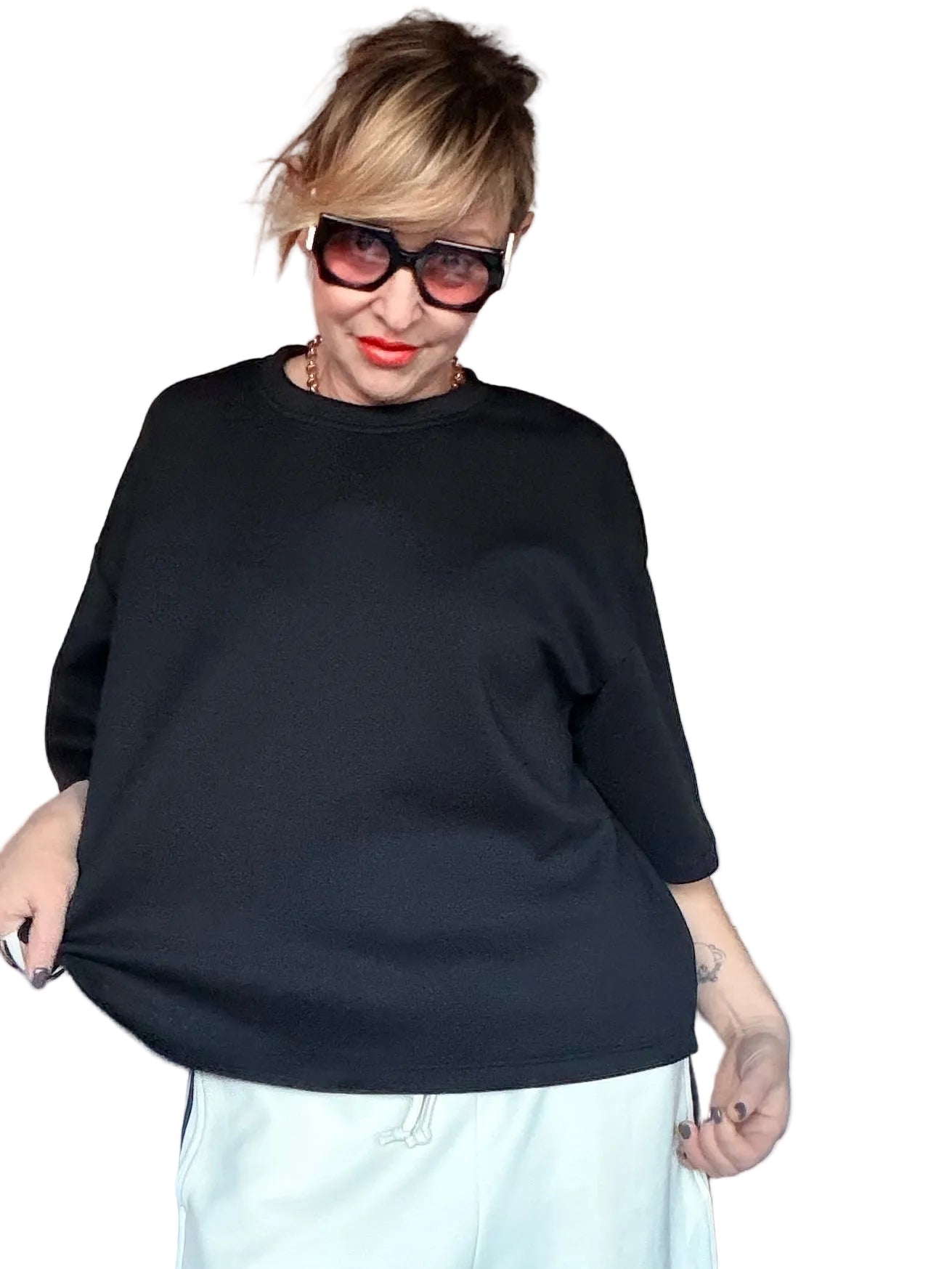 Felpa scatola in modal