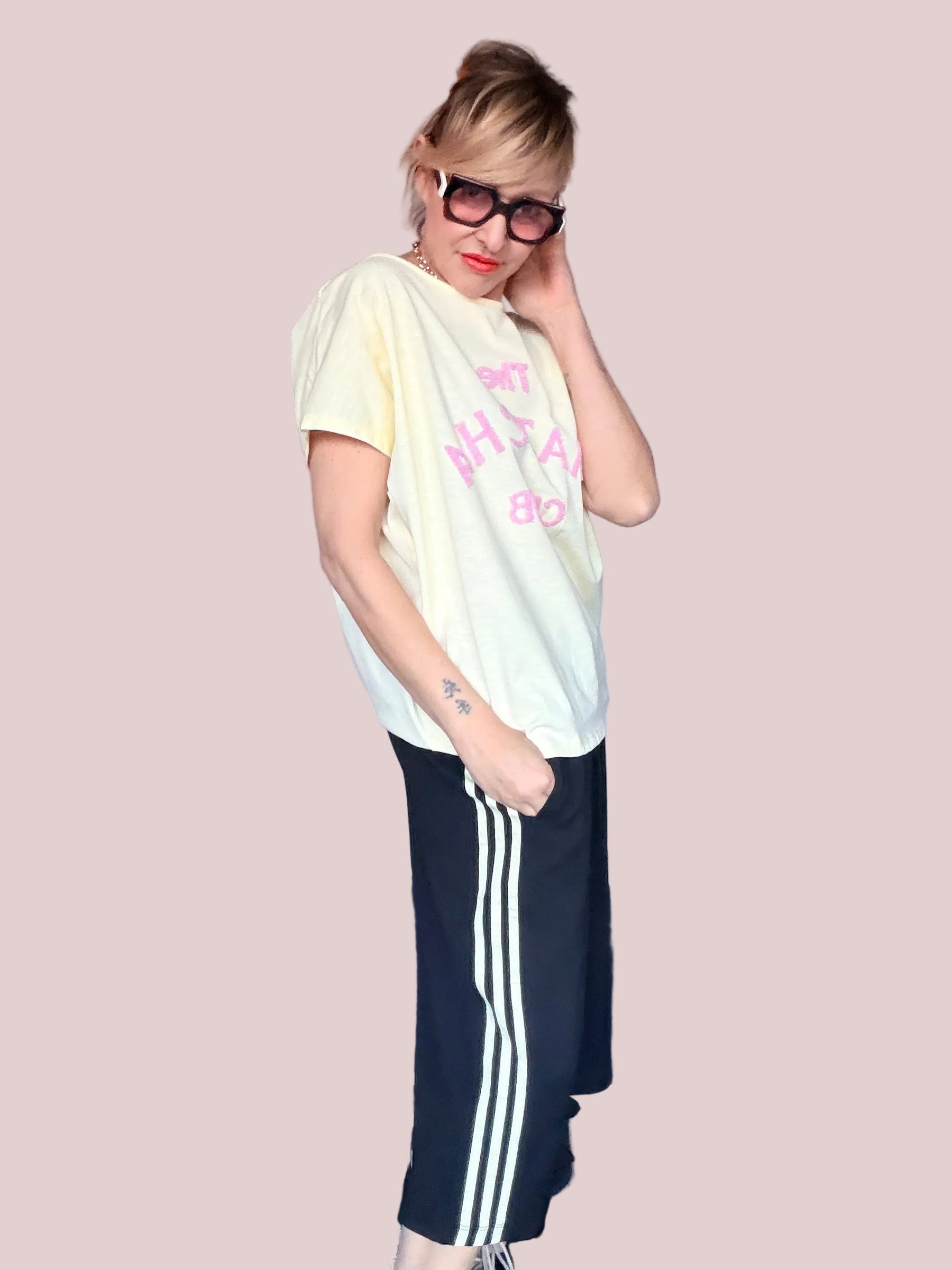 Bermuda in modal con riga laterale e