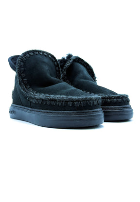 MOU 411001 ESKIMO SNEAK BOLD GLIT LOGO/BLACK BLACK