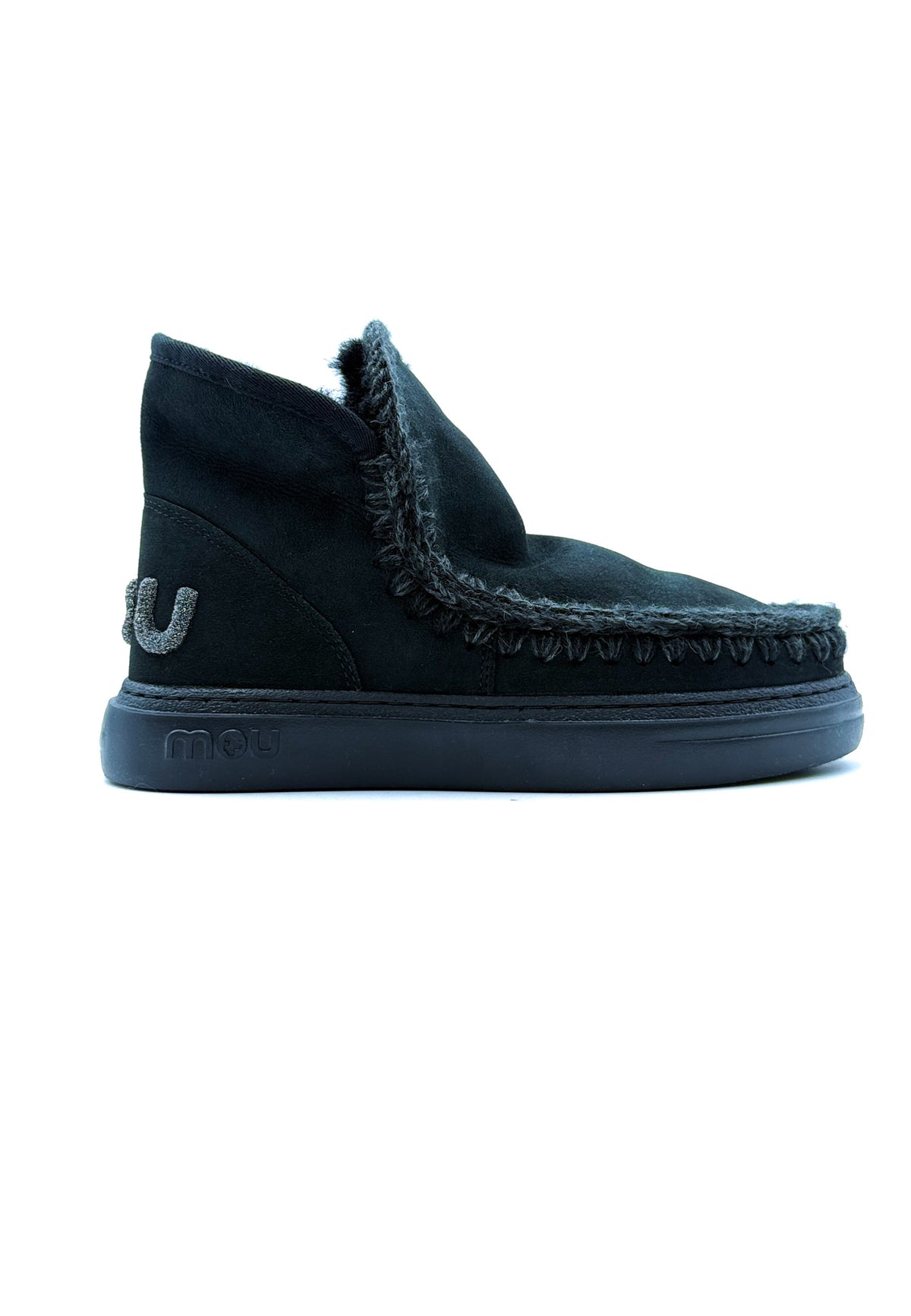 MOU 411001 ESKIMO SNEAK BOLD GLIT LOGO/BLACK BLACK