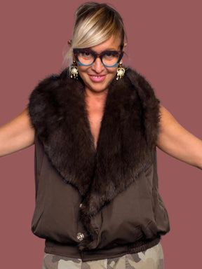 Gilet ecopelliccia