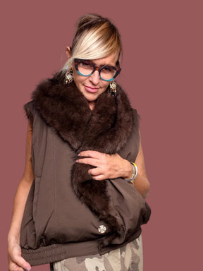 Gilet ecopelliccia