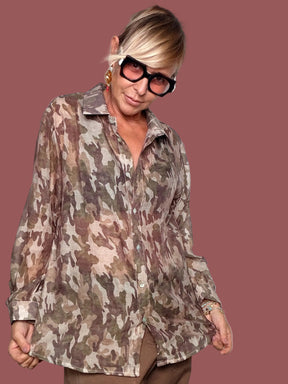 Camicia fantasia camouflage