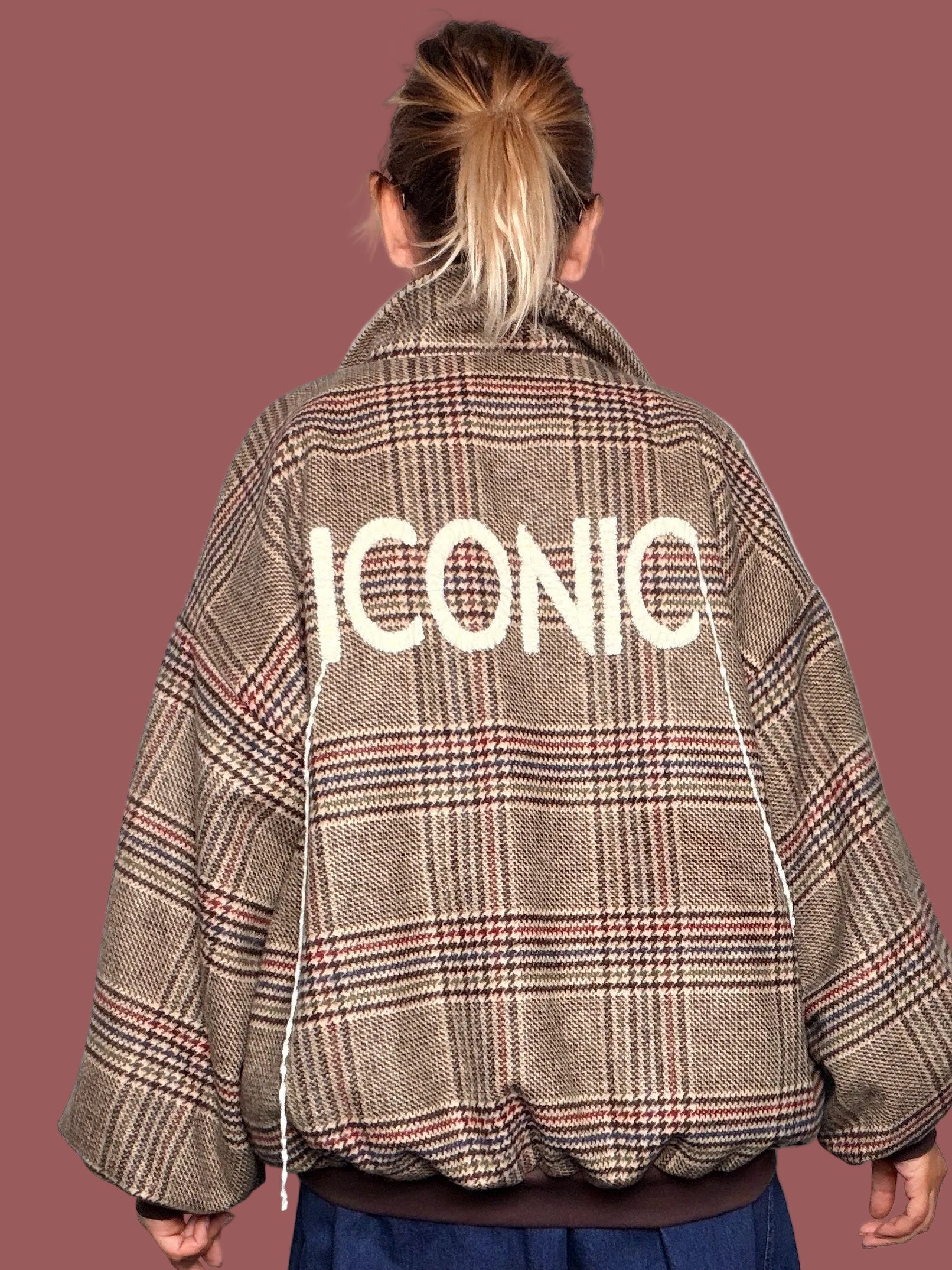 Bomber Oversize Tartan "ICONIC"