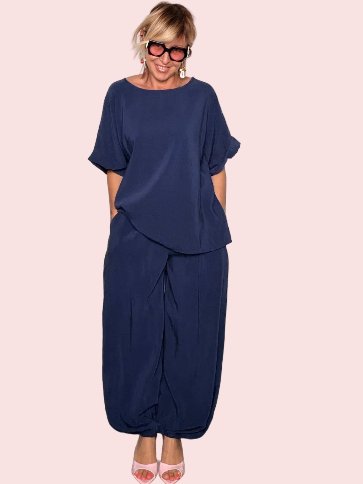 Pantalone Harem Fluido