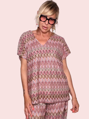 Blusa Chevron