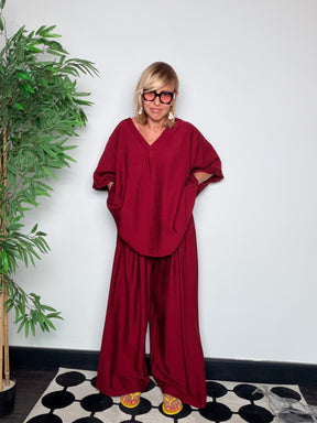 Coordinato Top + Pantalone Palazzo (Copia)