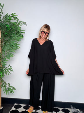 Coordinato Kaftan e Pantalone Palazzo