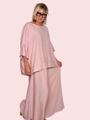 Coordinato Top + Pantalone Palazzo
