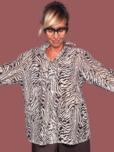 Camicia Donna Fantasia Zebra Susy Star